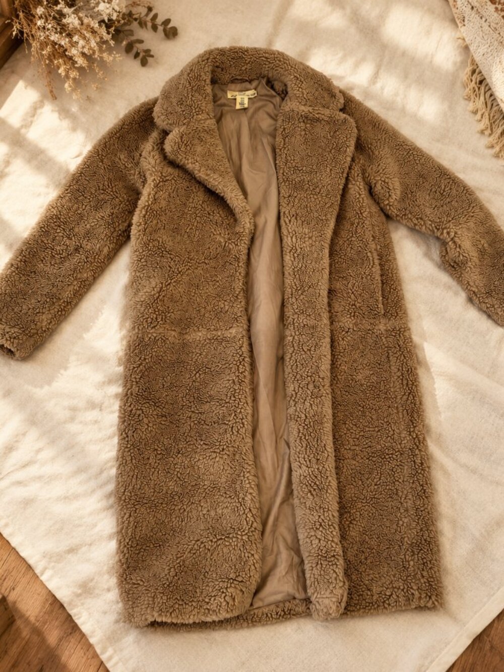 L.O.G.G Teddy Coat — Size X-Small